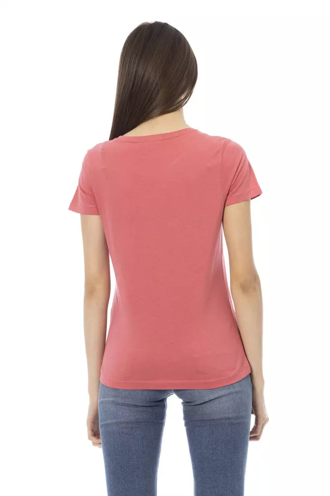Trussardi Action Multicolor Cotton Women T-Shirt $131.00 Trussardi Action Luzworld
