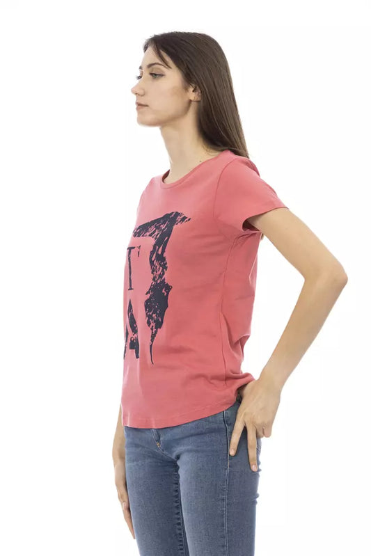 Trussardi Action Multicolor Cotton Women T-Shirt $132.00 Trussardi Action Luzworld
