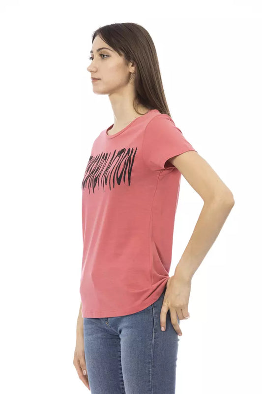 Trussardi Action Multicolor Cotton Women T-Shirt $131.00 Trussardi Action Luzworld