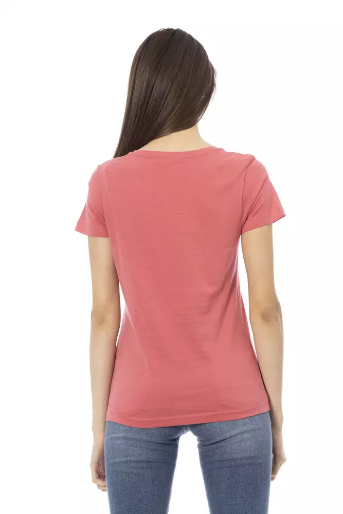 Trussardi Action Multicolor Cotton Women T-Shirt $131.00 Trussardi Action Luzworld