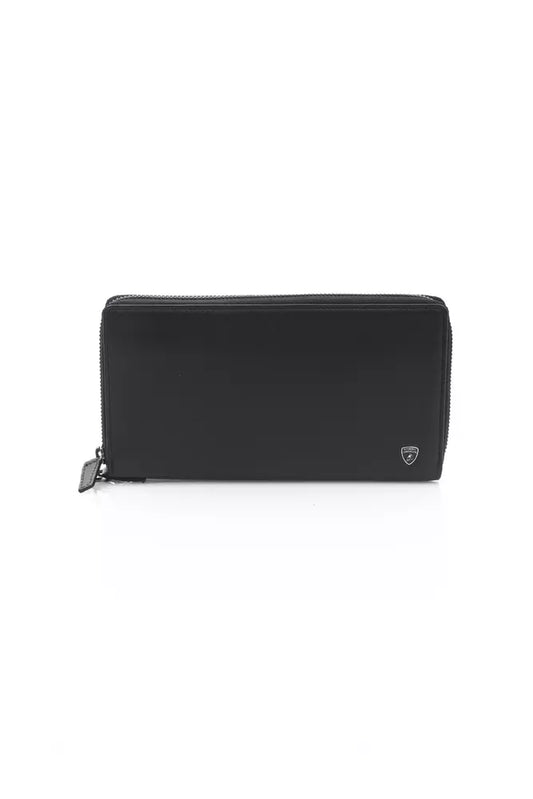 Automobili Lamborghini Black Calfskin Men Wallet $251.00 Automobili Lamborghini Luzworld