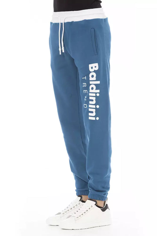 Baldinini Trend Blue Cotton Men's Sport Pant $457.00 Baldinini Trend Luzworld