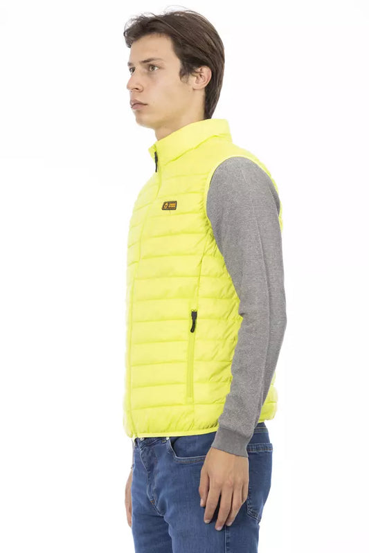 Ciesse Outdoor Yellow Polyester Men Sleeveless Jacket $259.00 Ciesse Outdoor Luzworld