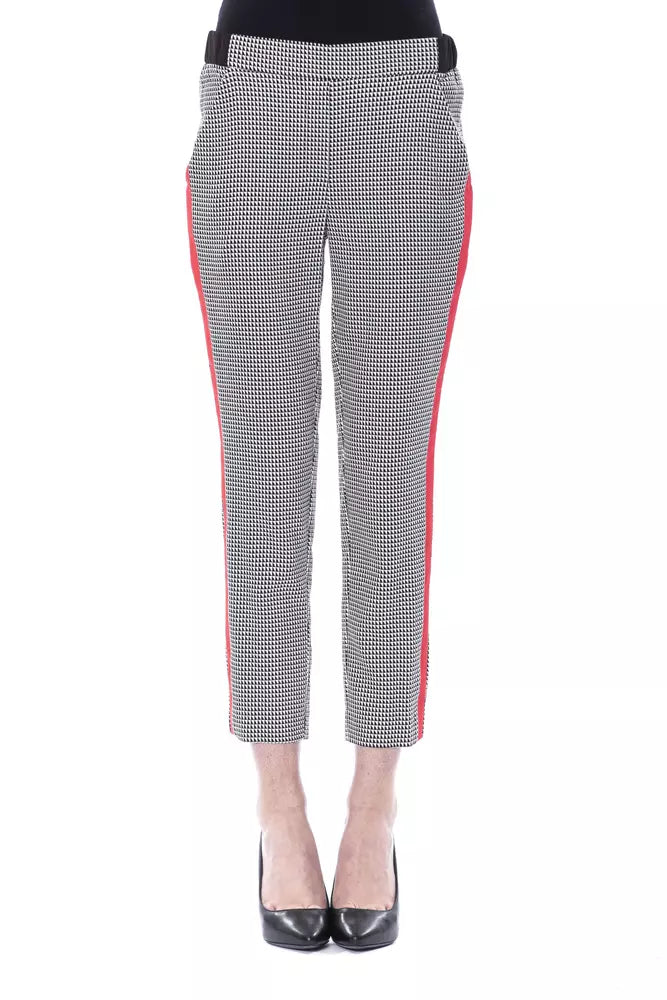 BYBLOS Black Viscose Women Pants $661.00 BYBLOS Luzworld