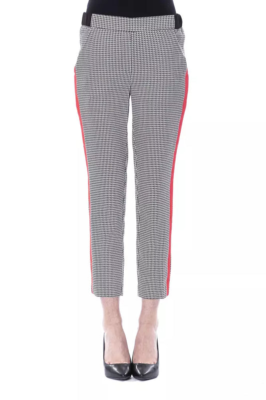 BYBLOS Black Viscose Women Pants $661.00 BYBLOS Luzworld