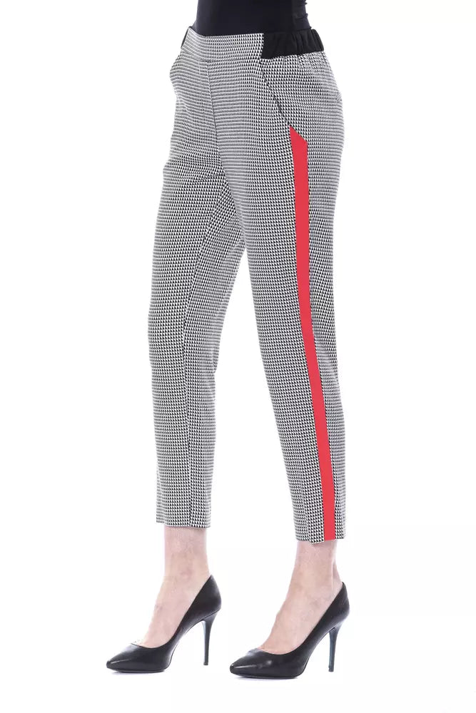 BYBLOS Black Viscose Women Pants $661.00 BYBLOS Luzworld