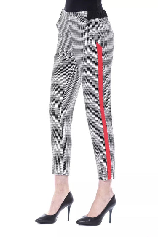 BYBLOS Black Viscose Women Pants $661.00 BYBLOS Luzworld