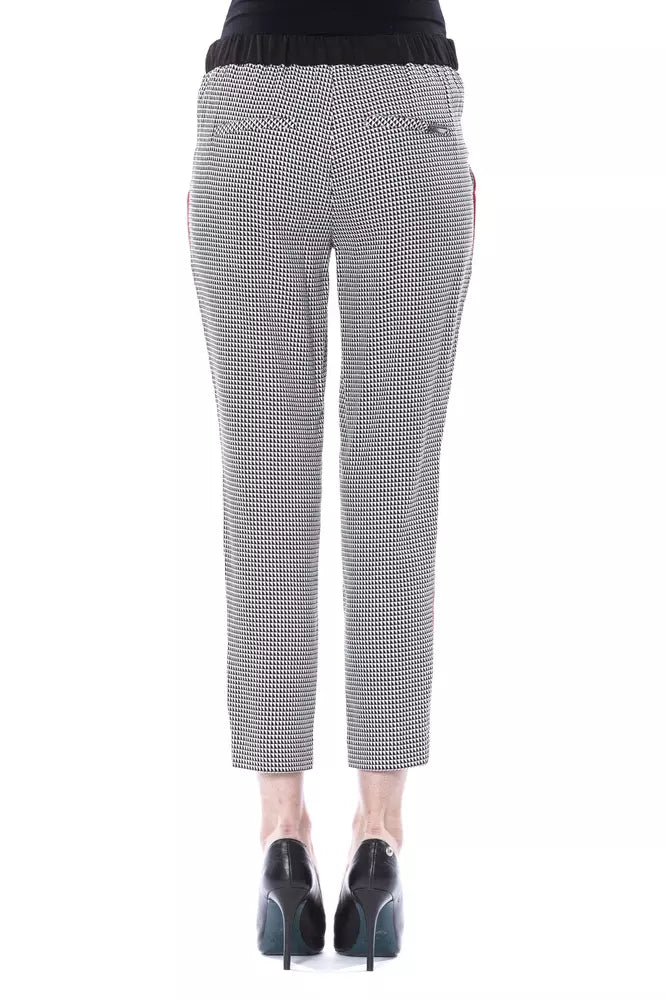 BYBLOS Black Viscose Women Pants $661.00 BYBLOS Luzworld