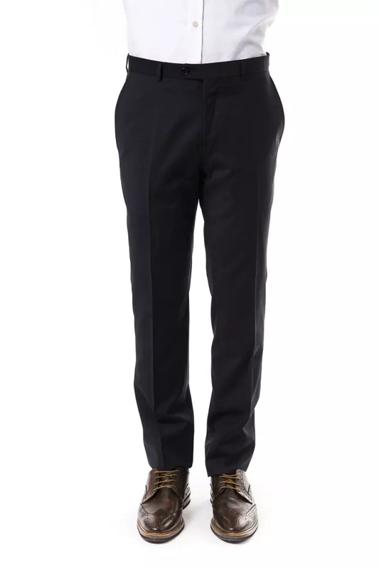 Uominitaliani Gray Wool Men's Suit Pant $215.00 Uominitaliani Luzworld