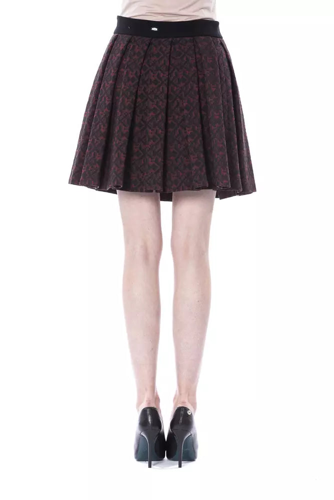 BYBLOS Brown Cotton Women Skirt $690.00 BYBLOS Luzworld