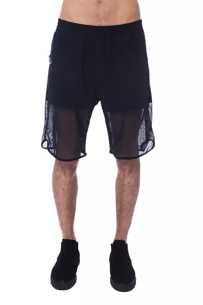 Nicolo Tonetto Black Polyester Men Short $626.00 Nicolo Tonetto Luzworld