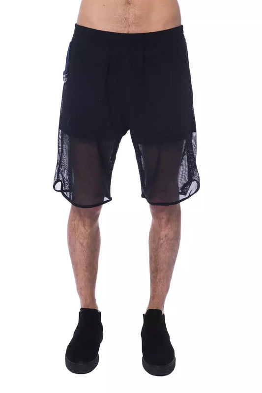 Nicolo Tonetto Black Polyester Men Short $626.00 Nicolo Tonetto Luzworld