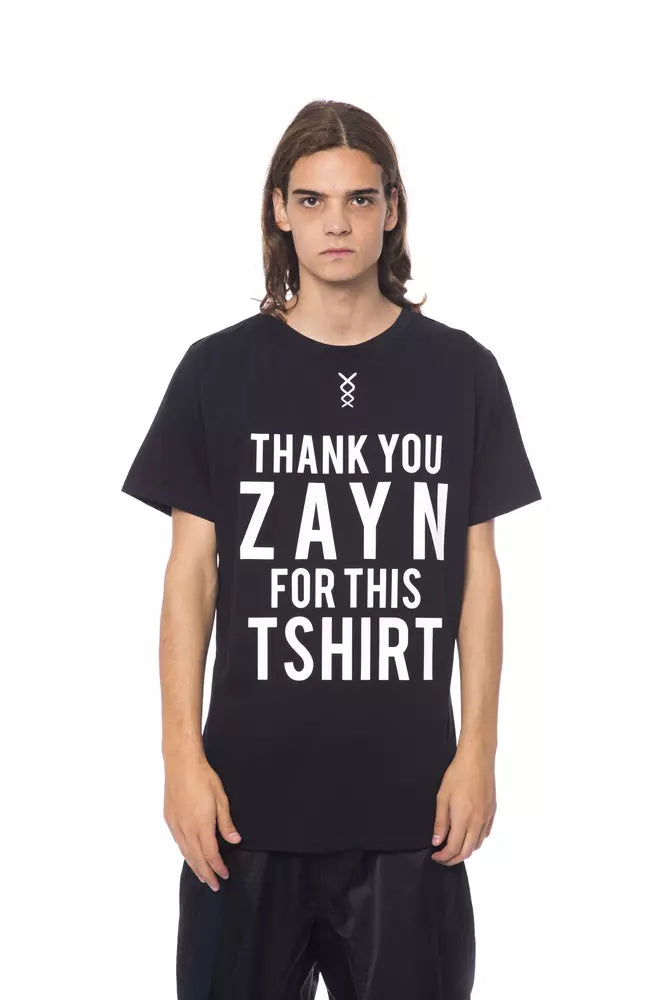 Nicolo Tonetto Black Cotton Men T-Shirt $225.00 Nicolo Tonetto Luzworld