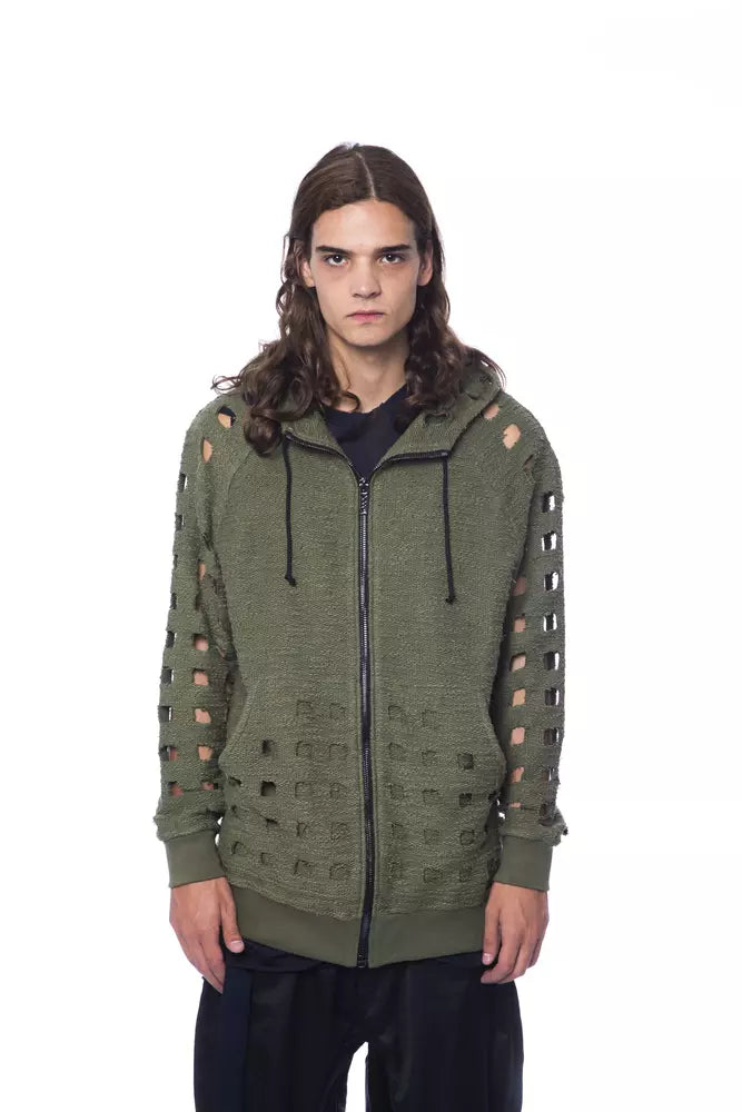 Nicolo Tonetto Army Cotton Men Sweater $767.00 Nicolo Tonetto Luzworld