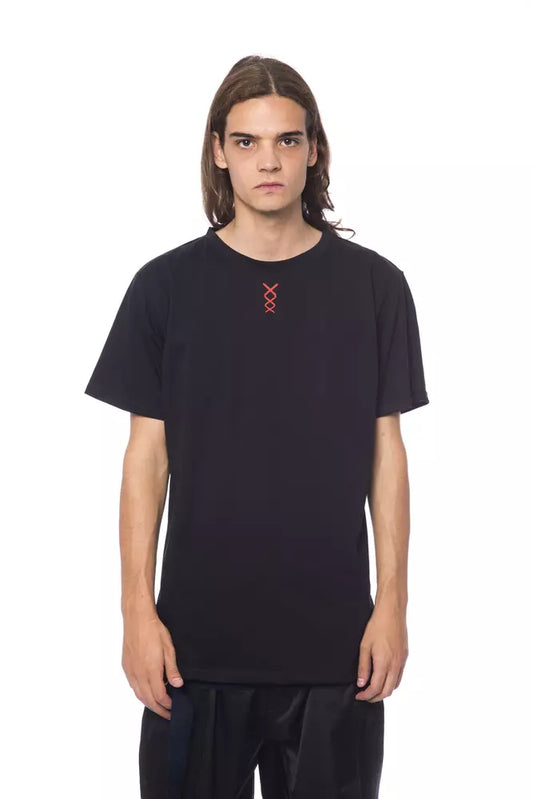 Nicolo Tonetto Black Cotton Men T-Shirt $225.00 Nicolo Tonetto Luzworld