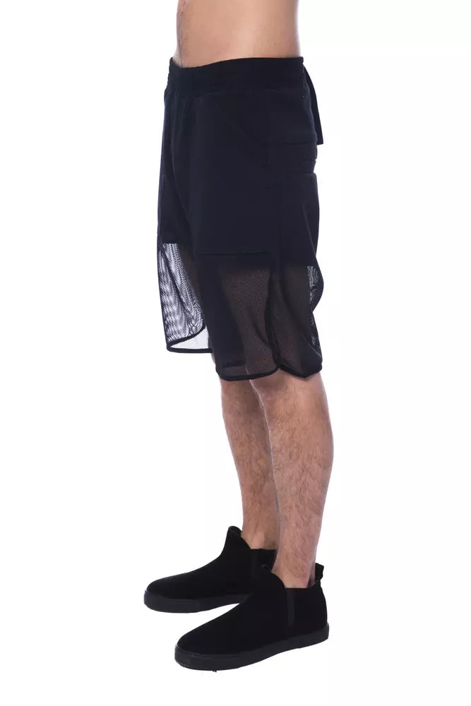 Nicolo Tonetto Black Polyester Men Short $626.00 Nicolo Tonetto Luzworld