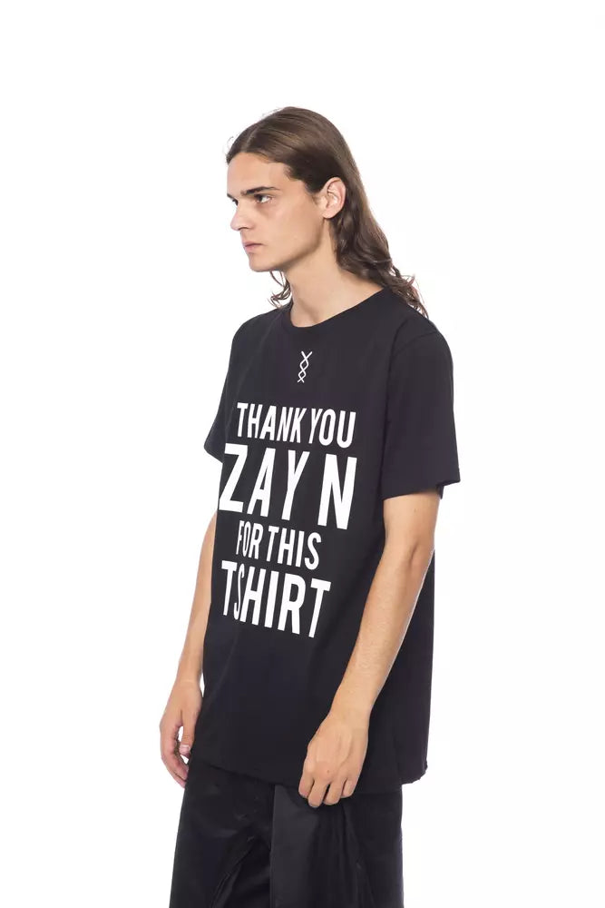 Nicolo Tonetto Black Cotton Men T-Shirt $225.00 Nicolo Tonetto Luzworld