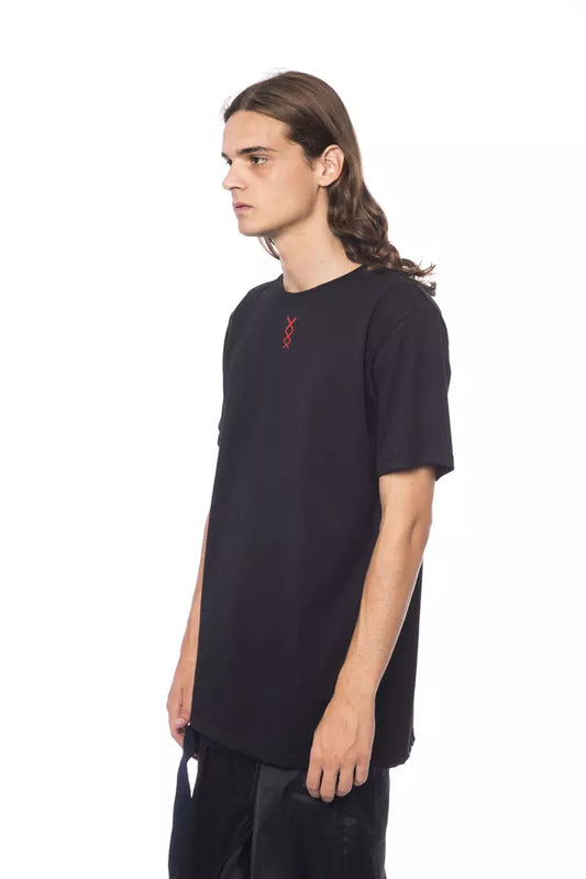 Nicolo Tonetto Black Cotton Men T-Shirt $225.00 Nicolo Tonetto Luzworld