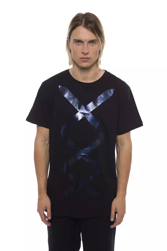 Nicolo Tonetto Black Cotton Men T-Shirt $211.00 Nicolo Tonetto Luzworld