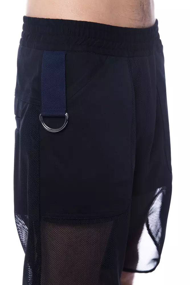 Nicolo Tonetto Black Polyester Men Short $626.00 Nicolo Tonetto Luzworld