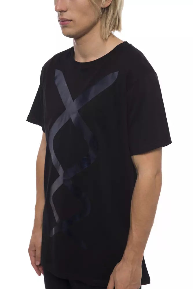 Nicolo Tonetto Black Cotton Men T-Shirt $211.00 Nicolo Tonetto Luzworld