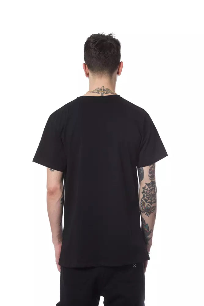Nicolo Tonetto Black Cotton Men T-Shirt $225.00 Nicolo Tonetto Luzworld