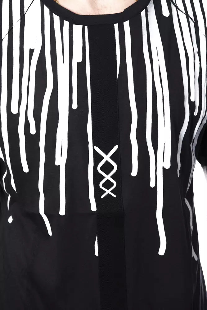 Nicolo Tonetto Black Cotton Men T-Shirt $231.00 Nicolo Tonetto Luzworld