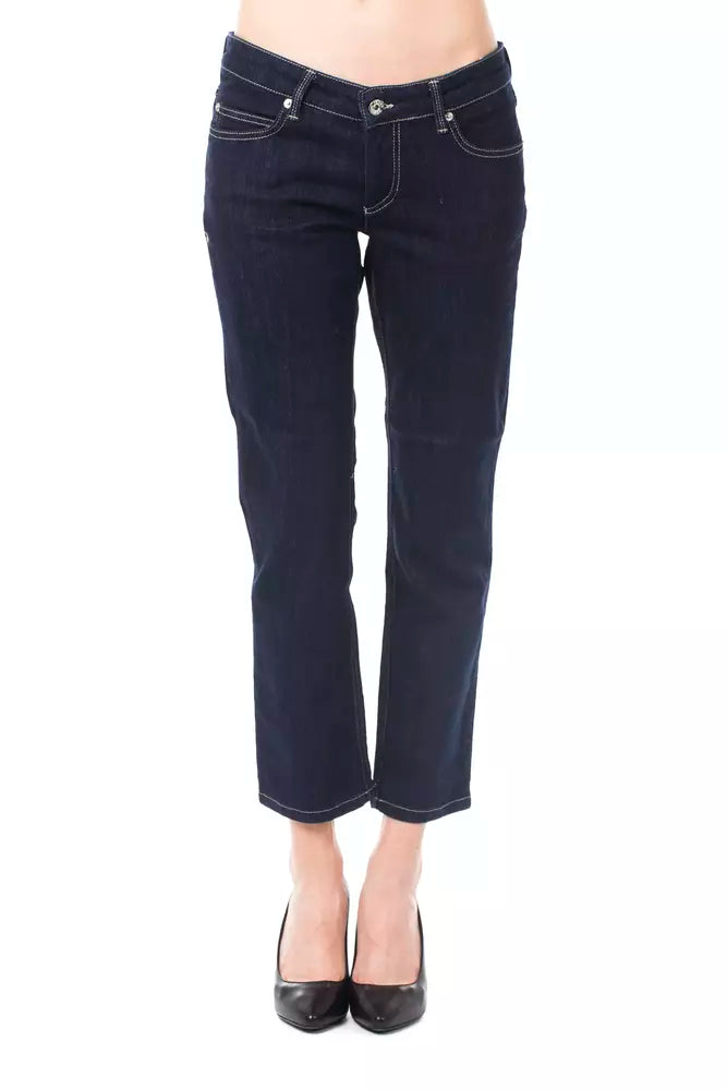 Ungaro Fever Blue Cotton Women Jeans $149.00 Ungaro Fever Luzworld