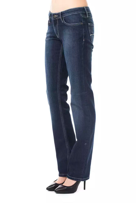 Ungaro Fever Blue Cotton Women Jeans $153.00 Ungaro Fever Luzworld