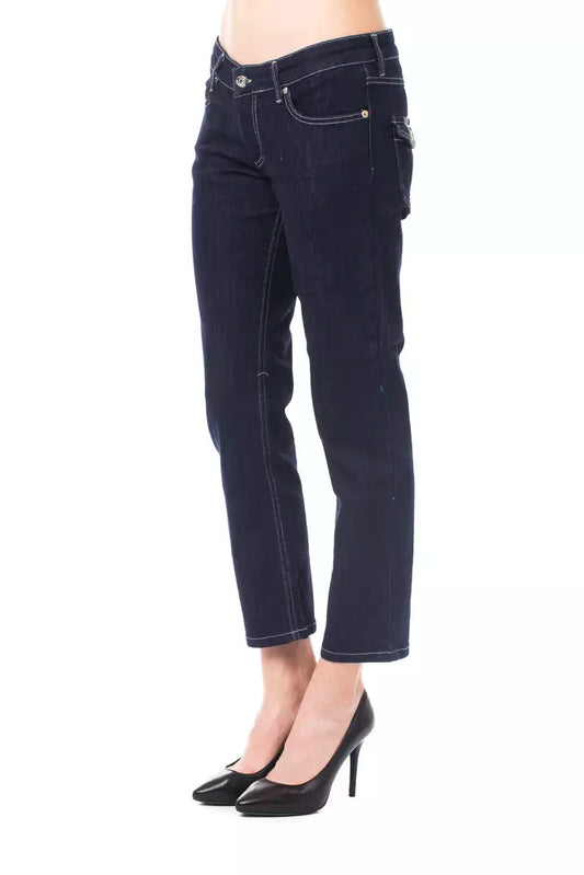 Ungaro Fever Blue Cotton Women Jeans $149.00 Ungaro Fever Luzworld