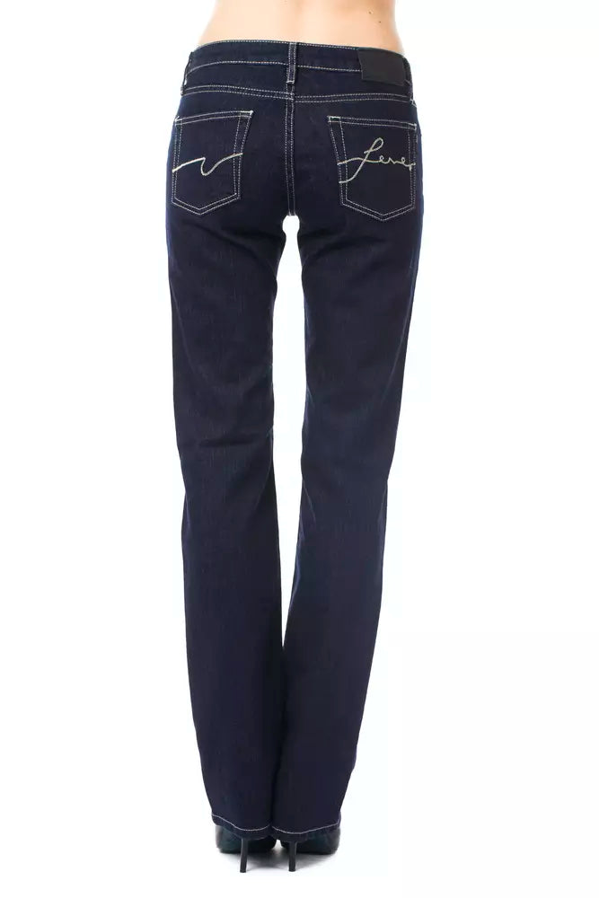Ungaro Fever Blue Cotton Women's Jeans $153.00 Ungaro Fever Luzworld