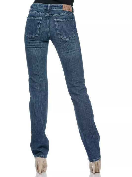 Ungaro Fever Blue Cotton Women Jeans $151.00 Ungaro Fever Luzworld