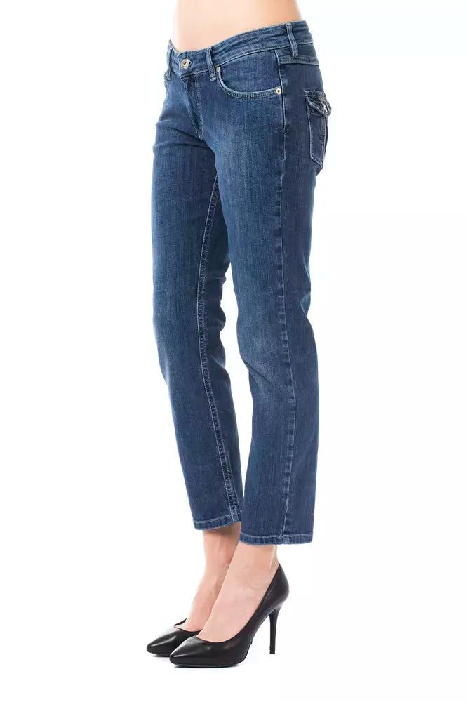 Ungaro Fever Light Blue Cotton Women Jeans $149.00 Ungaro Fever Luzworld