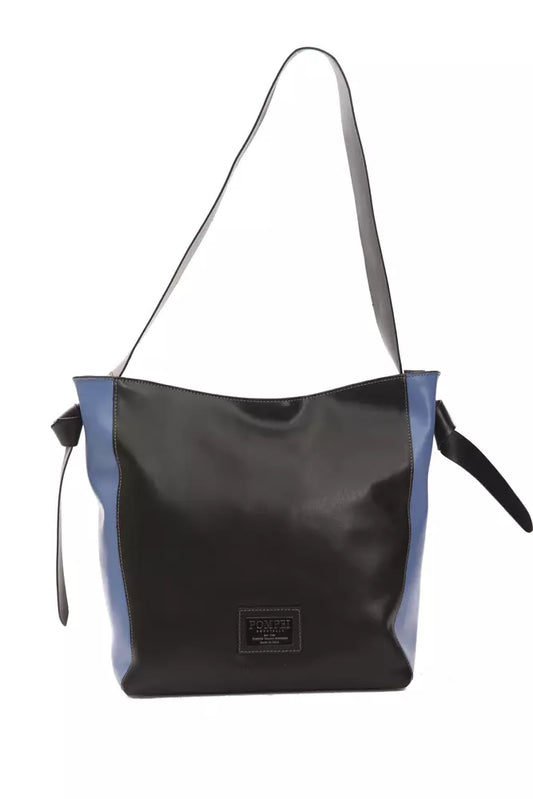Pompei Donatella Black Leather Women Shoulder Bag $734.00 Pompei Donatella Luzworld