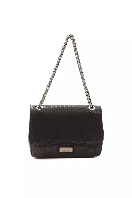 Pompei Donatella Black Leather Women Crossbody Bag $734.00 Pompei Donatella Luzworld