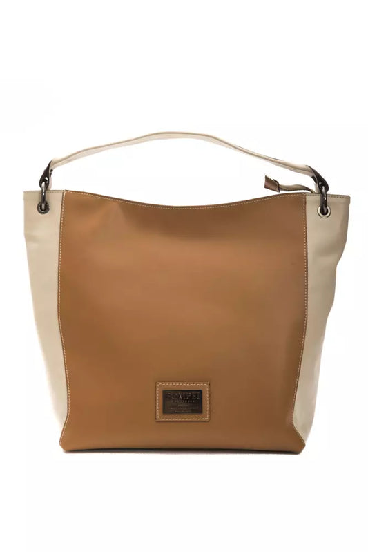 Pompei Donatella Brown Leather Women Shoulder Bag $765.00 Pompei Donatella Luzworld