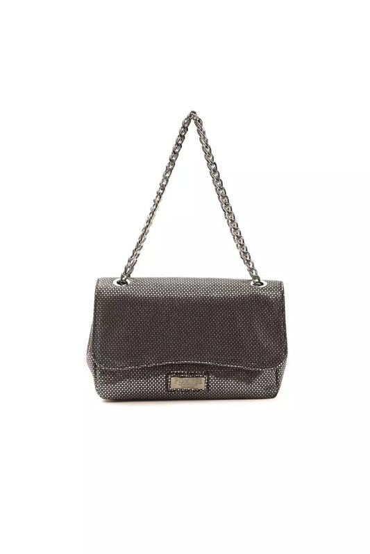 Pompei Donatella Gray Leather Women Crossbody Bag $734.00 Pompei Donatella Luzworld