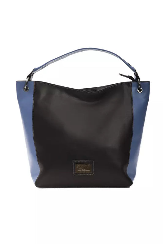 Pompei Donatella Black Leather Women Shoulder Bag $765.00 Pompei Donatella Luzworld