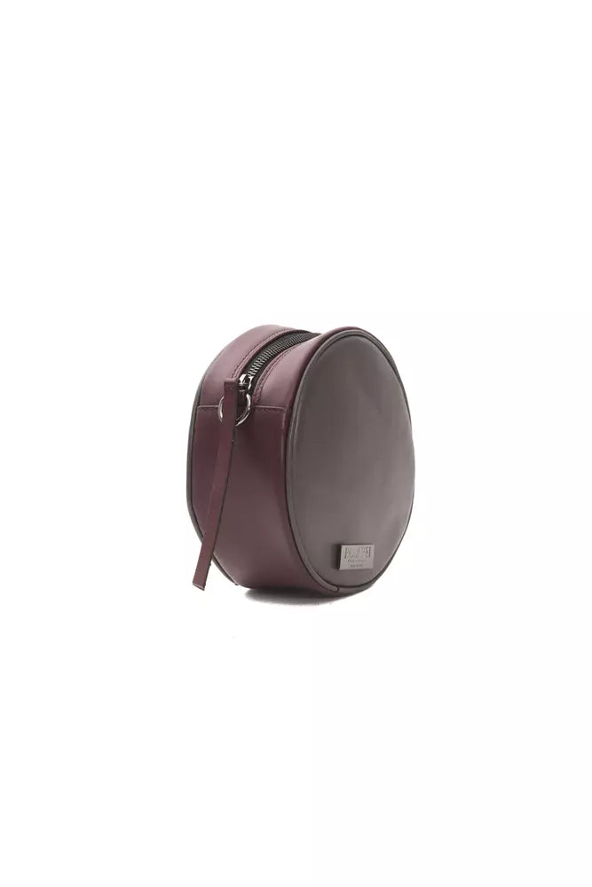 Pompei Donatella Burgundy Leather Women Crossbody Bag $572.00 Pompei Donatella Luzworld
