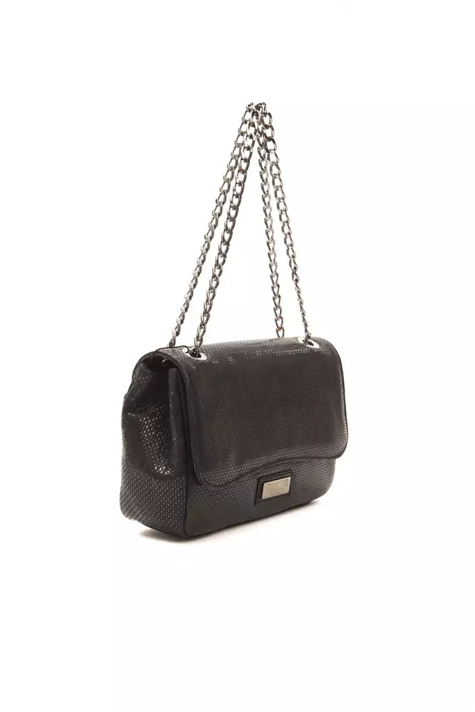 Pompei Donatella Black Leather Women Crossbody Bag $734.00 Pompei Donatella Luzworld