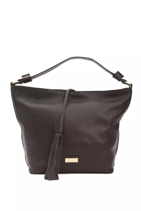 Pompei Donatella Brown Leather Women Shoulder Bag $734.00 Pompei Donatella Luzworld