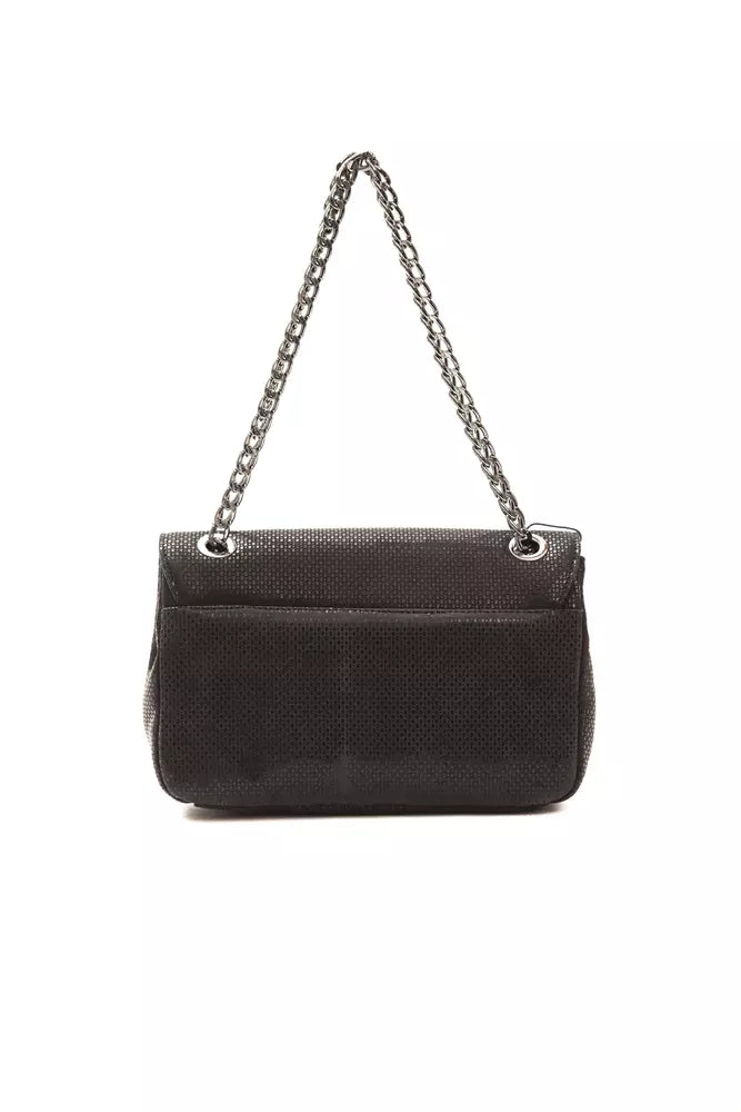 Pompei Donatella Black Leather Women Crossbody Bag $734.00 Pompei Donatella Luzworld