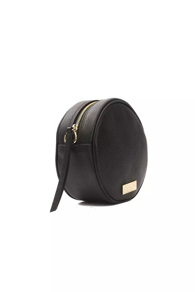 Pompei Donatella Black Leather Women Crossbody Bag $513.00 Pompei Donatella Luzworld