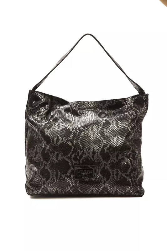 Pompei Donatella Gray Leather Women Shoulder Bag $1102.00 Pompei Donatella Luzworld