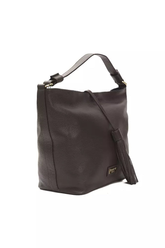 Pompei Donatella Brown Leather Women Shoulder Bag $734.00 Pompei Donatella Luzworld