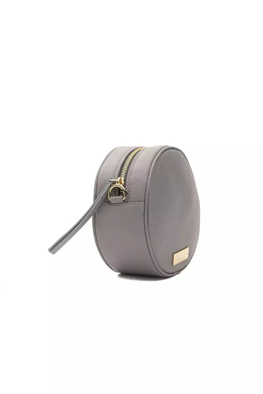 Pompei Donatella Gray Leather Women Crossbody Bag $513.00 Pompei Donatella Luzworld