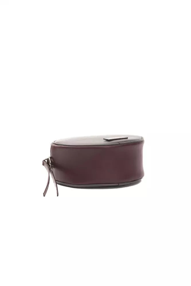 Pompei Donatella Burgundy Leather Women Crossbody Bag $572.00 Pompei Donatella Luzworld