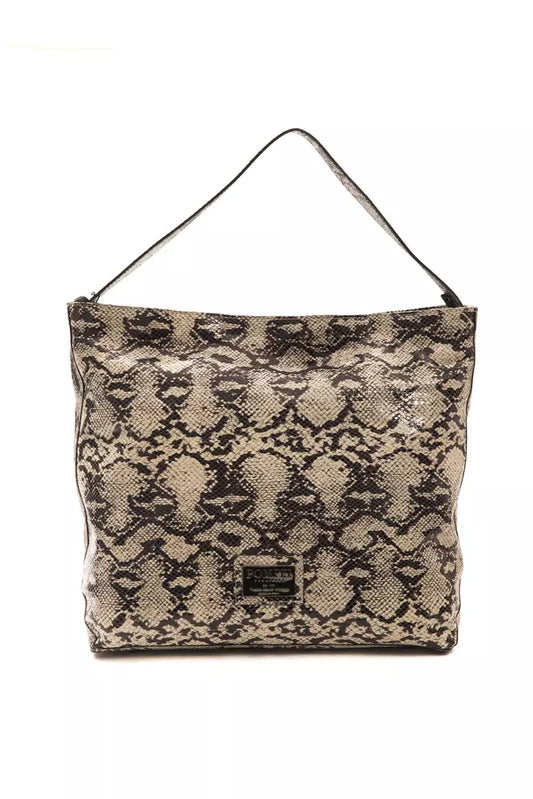 Pompei Donatella Gray Leather Women Shoulder Bag $1102.00 Pompei Donatella Luzworld