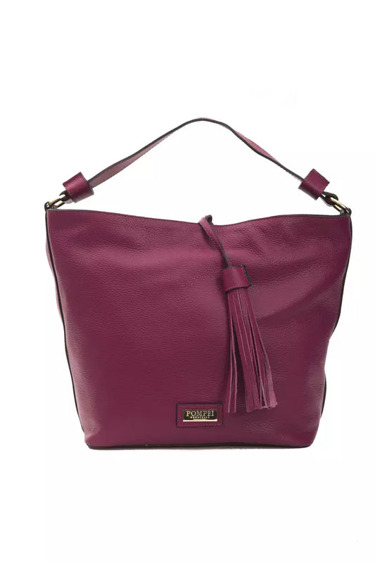 Pompei Donatella "Burgundy Leather Women Shoulder Bag" $734.00 Pompei Donatella Luzworld
