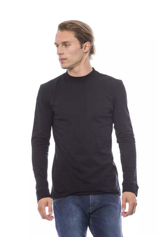Verri Black Cotton Men's Sweater $185.00 Verri Luzworld